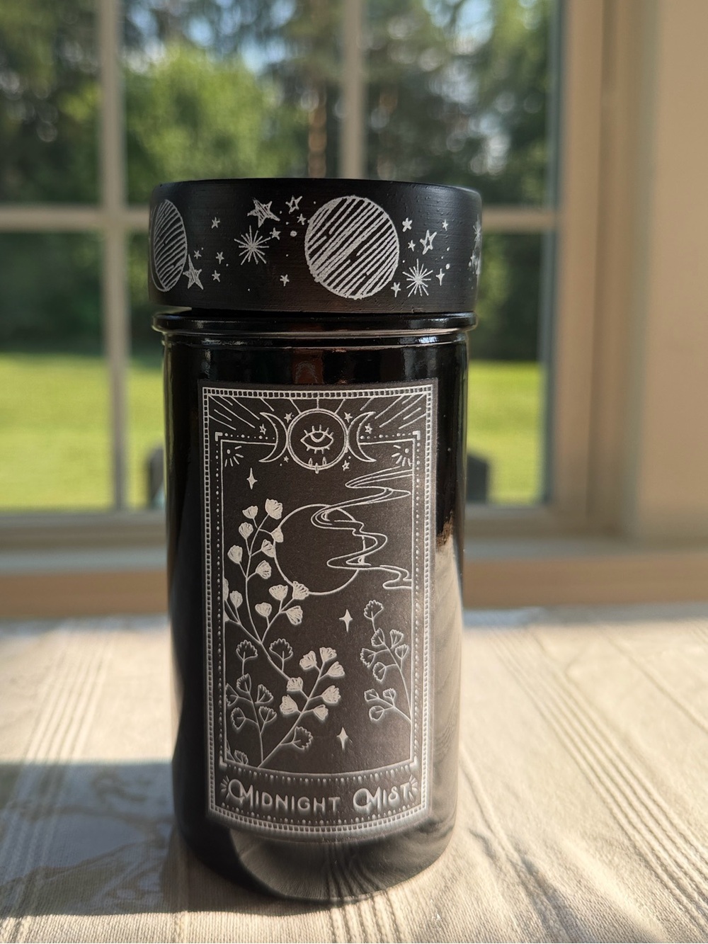 DW Home Midnight Mist Celestial Candle Black 8.6 oz NEW